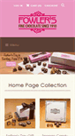 Mobile Screenshot of fowlerschocolates.com